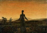 Caspar David Friedrich Woman before the Rising Sun France oil painting artist